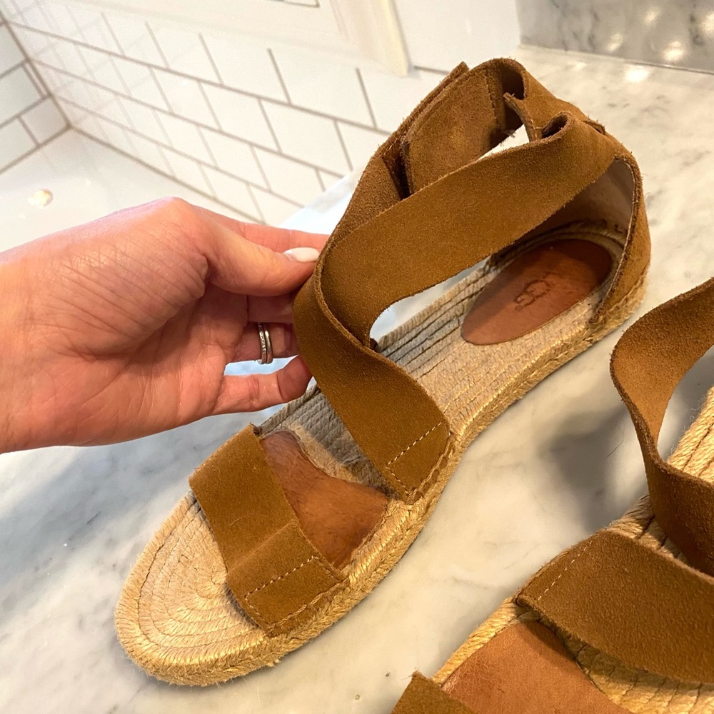 Suede Ugg espadrilles